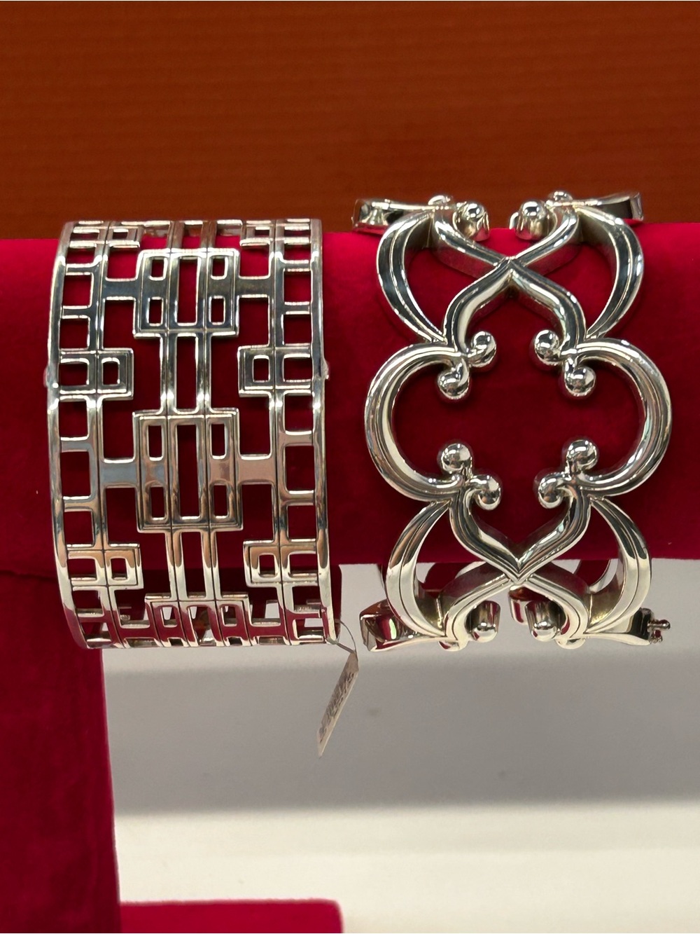 NWT Set of 2 Brighton silver plated cuffs. Toledo and Christo Lyon. Stunning!